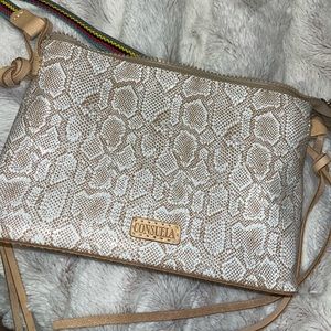 Consuela Snakeskin crossbody purse. Never used, brand new